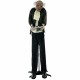 Animated Moving Lighted Butler Prop Halloween Party Figurine Scary Sound Outdoor