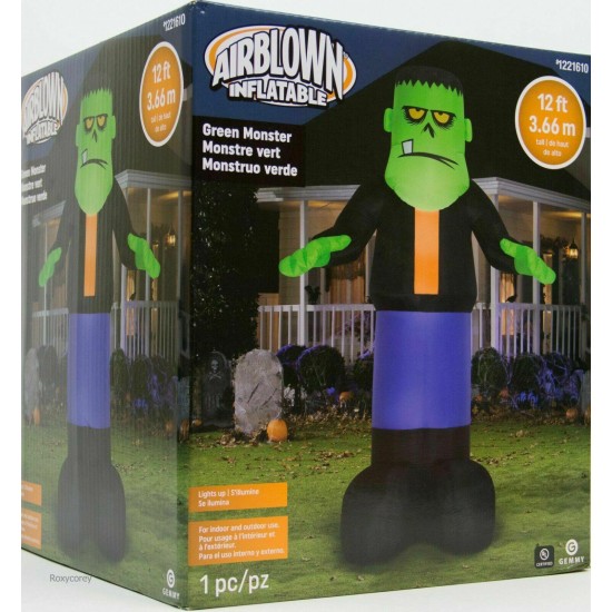 Gemmy 12' Airblown Inflatable Giant Frankenstein Monster Yard Decoration 223440