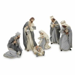 Burton & Burton Nativity 6 Piece Gray/Ivory