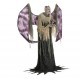 HALLOWEEN ANIMATED DECOR 7.5' Winged Devil Demon Animatronic Motion Sensor LED