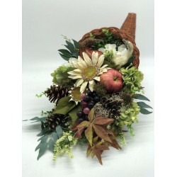 Fall Arrangement, Fall Centerpiece, Artificial Fall Arrangement, Fall Cornucopia