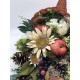 Fall Arrangement, Fall Centerpiece, Artificial Fall Arrangement, Fall Cornucopia