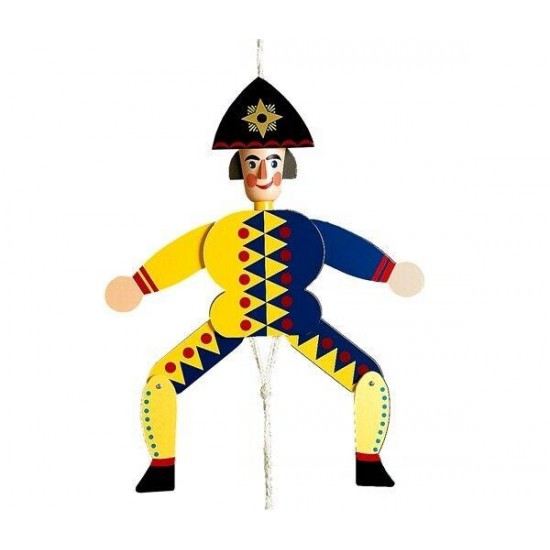 Jumping Jack Jester 31 1/2in Erzgebirge New Jumping Jack Toy Seiffen Erzgebirge