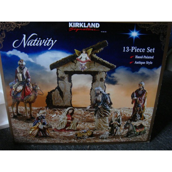 Kirkland 12 Piece Nativity Scene Christmas Decoration Figures