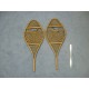 Authentic Vintage Pair of Snowshoes Used Gallery (47-90-G110) AZ