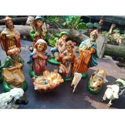 Gold plated Christmas Nativity Scenes Crib Figures (Brown Thomas)