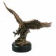 Marian Imports F11108 Eagle Bronze Plated Resin Sculpture - 16 x 8 x 15 in.