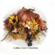 Rustic Pumpkin Fall Floral Arrangement Thanksgiving Centerpiece Custom Design