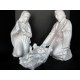 NEW 2019 Made in USA  X Large Ceramic  Nativity Family White Satin Joseph 20