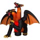 Gemmy Two-Headed Dragon Halloween Inflatable 7.5 ft Fire-Ice Animated Projection