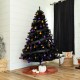 Halloween Christmas Tree Black Gothic Spooky Creepy Decoration Folding Hallows