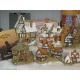 David Winter Cottages  18 Piece + Wall Hanging & Collectors Book Used