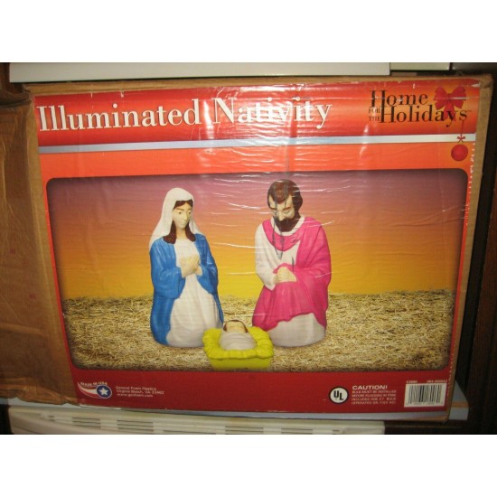 New General Foam Nativity 3 PC Set, Traditional 28