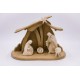 Solid Maple Nativity Scene with 4 Figurines and Removable baby Jesus