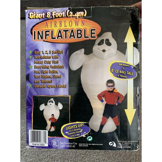 Airblown Inflatable 8ft. Light Up Ghost NIB