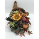 Fall Arrangement, Fall Centerpiece, Artificial Fall Arrangement, Fall Cornucopia