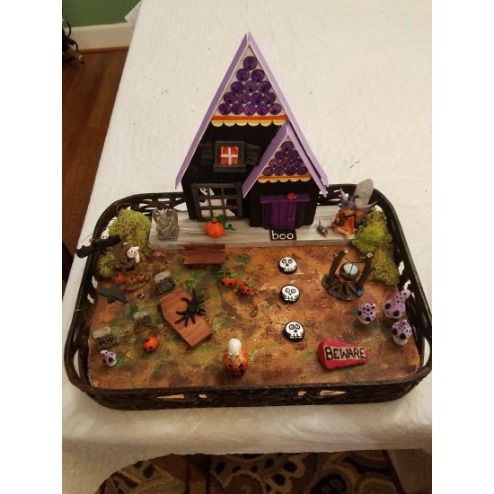 Fairy garden miniatures halloween