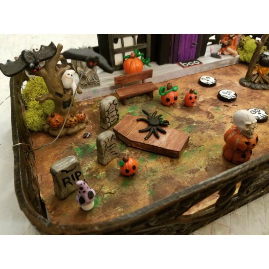 Fairy garden miniatures halloween