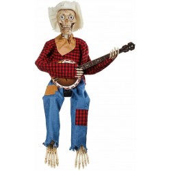 Banjo Skeletons Duo Halloween Fall Indoor Decor