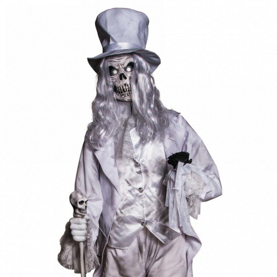 Animated Ghost Gentleman Scary Halloween Prop Haunted House Decoration