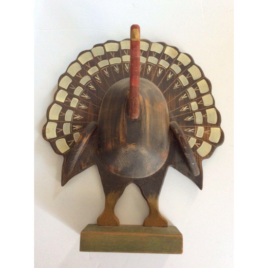 Boone River Creations Webster City, Iowa Wooden Turkey Folk Art Thanksgiving