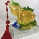 Amore Jewell Gourd bring Blessing & Wealth Fengshui Ornament Liuli Crystal Glass