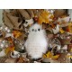 Darling Woodland Owl Fall Deco Mesh Front Door Wreath Halloween Decoration Decor