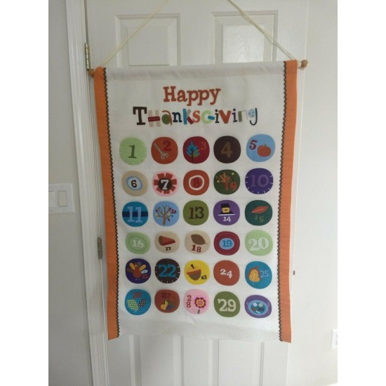 Pottery Barn Kids Thanksgiving Advent Calendar Retired - 