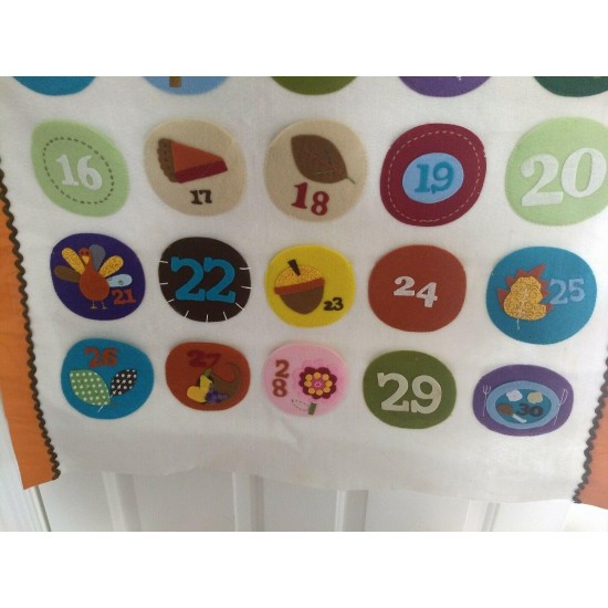 Pottery Barn Kids Thanksgiving Advent Calendar Retired - 