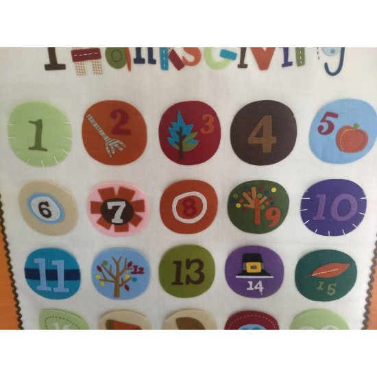 Pottery Barn Kids Thanksgiving Advent Calendar Retired - 