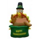 HALLOWEEN THANKSGIVING TURKEY IN POT  INFLATABLE AIRBLOWN  6 FT