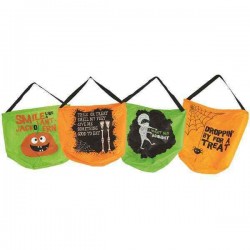 Halloween Flashing Light Up Trick or Treat Bag