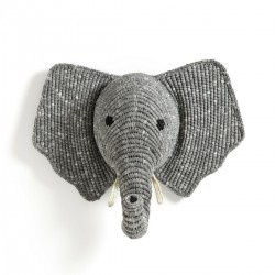 La Redoute Lapilli Elephant Wall Decoration Grey One Size 350105061