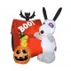 Halloween Airblown Inflatable Yard Decor Peanuts Snoopy House Scene Outdoor