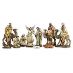 Holy Family Christmas Nativity Scene with Camels 8 Inch 11-Piece Set