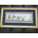 Christmas Three Wise Men Bethlehem Picture Cross-stitch Matted Ornate Framed