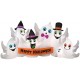 Extra Large 9 Foot Blow Up Halloween Inflatable Lighted Ghosts Happy Hallowee...