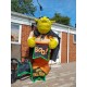 GEMMY SHREK OGRE AIRBLOWN INFLATABLE HALLOWEEN 8 FT  With BANNERS.