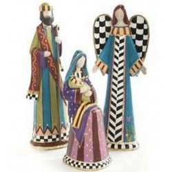 Mackenzie Childs Holy Family  Retired Nativity Set