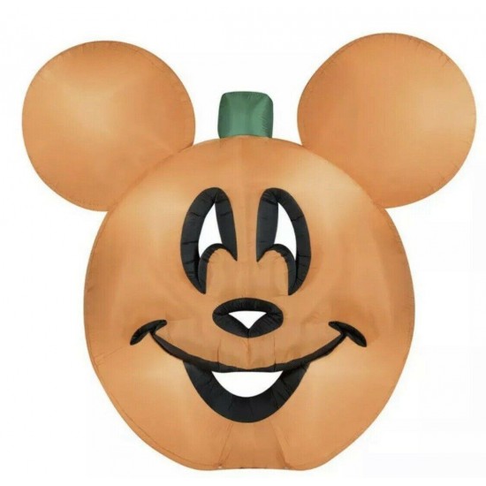 Gemmy Disney 9.5 FT Halloween Mickey Mouse Jack O Lantern Pumpkin Inflatable