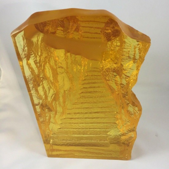 Amore Jewell Stepping Up the mountain road-Large mountain Liuli Crystal Glass