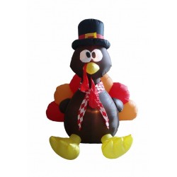 6 Foot Thanksgiving Inflatable Turkey