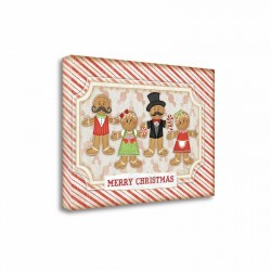 Gingerbread Christmas by Jennifer Pugh, Gallery Wrap Canvas  26