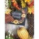 Fall Door Wreath, Autumn Door Wreath, Welcome Sign Wreath, Sunflowers, Pumpkins