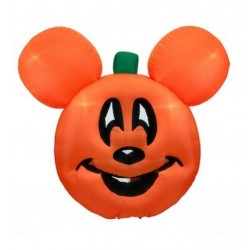 NEW Gemmy Halloween Disney 9.5-ft x 9.5-ft Lighted Mickey Mouse Inflatable