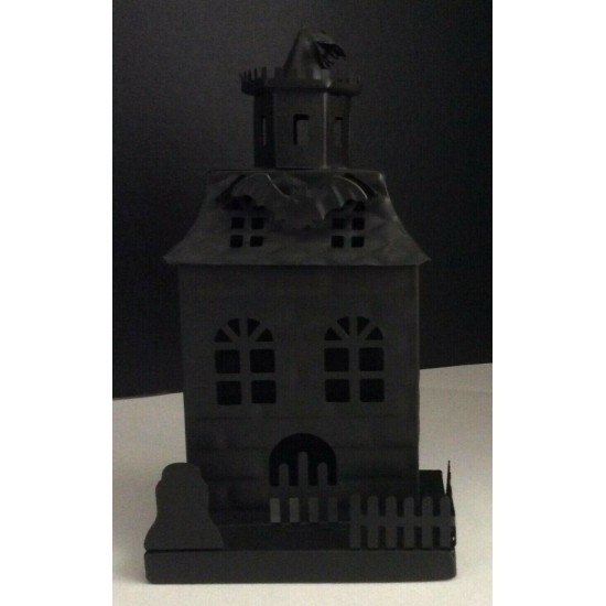 Pottery Barn Haunted House with Bats Halloween New