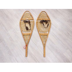 Authentic Vintage Pair of Used Snowshoes (47-90-G3473) Y8U