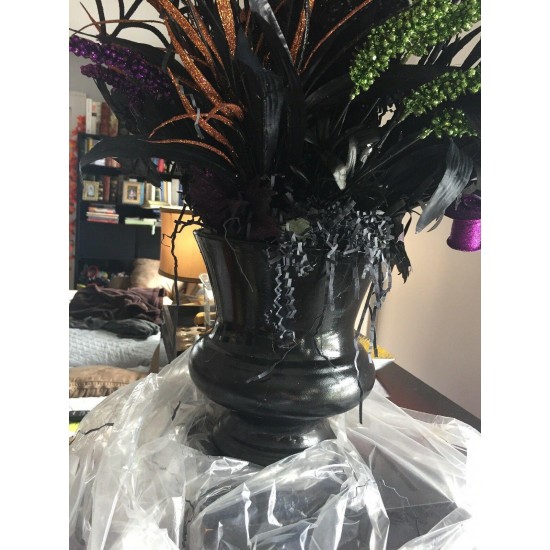 Halloween Skelton Centerpiece... Handmade...NEW