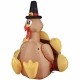 Holidayana 6ft Inflatable Turkey Pilgrim Hat Thanksgiving Decoration Built-in