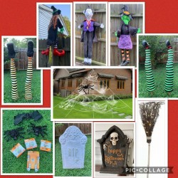 halloween decorations outdoor lot